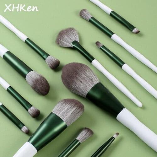 New 12 Makeup Brush Set With Brush Package Scattered Blush Brush Eye Brush Soft Bristles Novice Special Makeup Beauty Brush Set