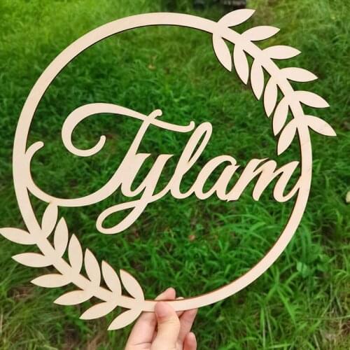 Personalized Wood Acrylic Door Sign Name Personalized Wedding Name Sign Custom Baby Shower Signature Party Room Decor