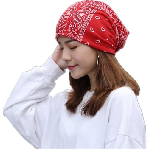 6 Colors Hip Hop Style Beanies Caps Unisex Pile Caps Spring Autumn Cycling Headwear Hats 2 Ways Wearing Stylish Bonnets