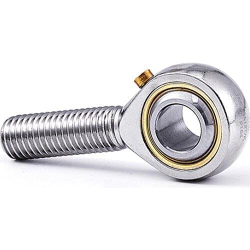 Rod Ends bearing male thread POS 6mm to 14mm left hand Fish eye Threaded Spherical Bearing ball joint bearing