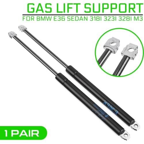 Struts Bars 1Pair Car Bonnet Hood Lift Supports Props Rod Arm Gas Springs Shock Struts For BMW E36 Sedan 318i 323i 328i M3