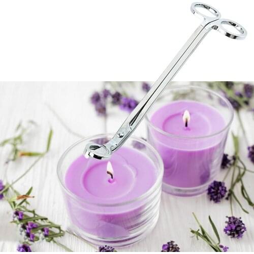 Candle Wicks Trimmer Stainless Steel Candle scissors trim Cutter Snuffer Round head 17.5cm Black Rose Gold Silver Red Bronze