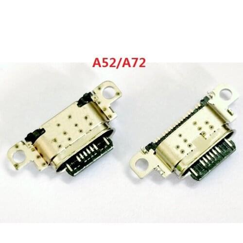 50pcs For Samsung Galaxy A52 A72 USB Charging Charger Port Board Plug Dock Connector Socket Parts