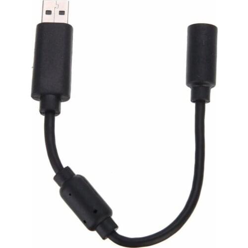 USB Breakaway Extension Cable Cord Adapter for Xbox 360 Wired Gamepad Controller