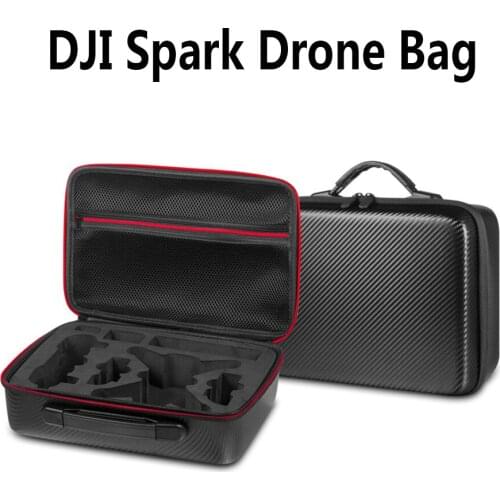 Waterproof Drone Bags For DJI SPARK Quadcopter Drone Body Remote Control and 2 Batteries Hard Shell Handbag Case Drone Accessory