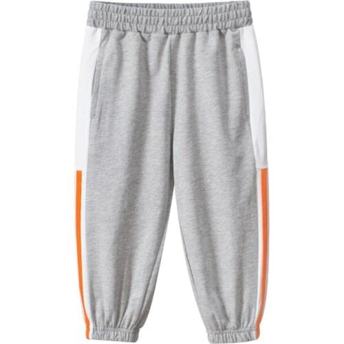 2021 Autumn Children Girls Boys 100% Cotton Trousers Kids Sport Casual Long Pants for 1 to 9 Years 5080