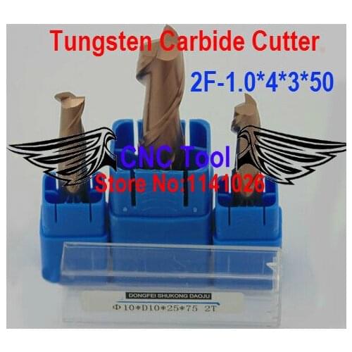 2F-1.0*4*3*50,HRC60,carbide end mills,Carbide Square Flatted End Mill , the lathe tool,boring bar,cnc,machine