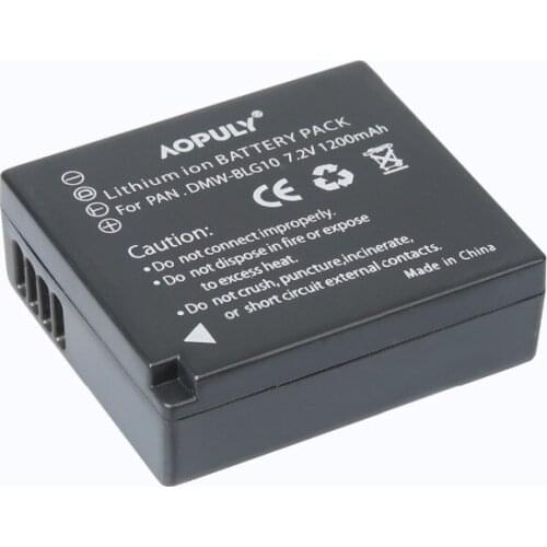 AOPULY DMW-BLG10 DMW BLG10 Battery for Panasonic Lumix DC-ZS70 DMC-GX80 DMC-GX85 DMC-ZS60 DMC-ZS100 DMC-GF6 DMC-GX7K DMC-LX100K