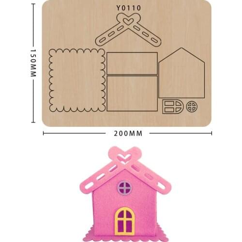 House DIY Cutting Dies Craft Leather Mold Scrapbooking Suitable For Common Big Shot And Sizzix Machines