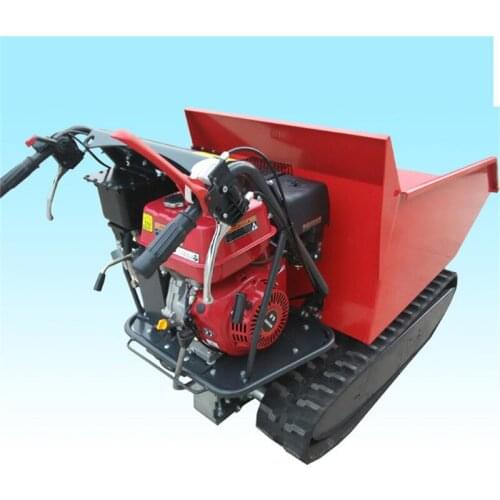 Micro Crawler Dumper Gasoline Mini Transporter Tracked Carriage Truck