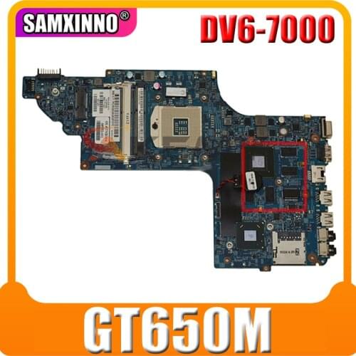 AKemy Laptop motherboard For HP Pavilion DV6-7000 Mainboard 682174-501 682174-601 11253-2 HM75 N13P-GT-A2 DDR3 tested