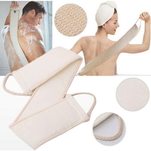 Exfoliating Loofah Loofa Back Strap Bath Shower Body Sponge Scrubber Brush New