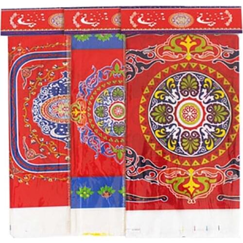 PE Plastic Disposable Party Table Cloth Eid al-Fitr Ramadan Tableware Table Cover Waterproof For Moslem Islamism Decor 108x180cm