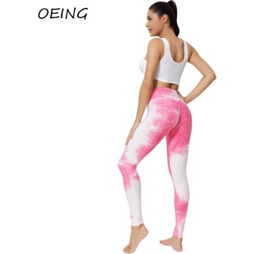 Women High Waist Fall Leggings Seamless Yoga Pants Jacquard Colorful Gym Leggings Sport Fitness Clothing