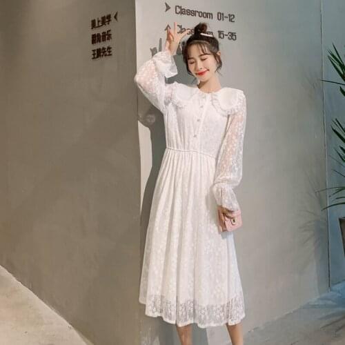 Women Pregnant Spring Autumn Lace Long Dresses Maternity Nursing Solid Breastfeeding Summer Maternity Dress For Pregnant Woman