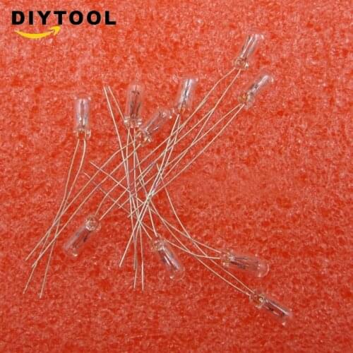 100PCS 12V ultra-bright incandescent bulbs 3MM bulb tungsten filament bulb