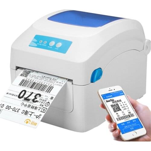 1324D thermal express waybill label printer product barcode QR code sticker width 20-104mm shipping label USB Bluetooth printer