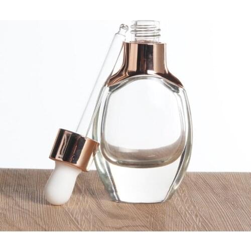 30 ml dropper Glass Dropper Bottle Empty Essential Oils Bottles Dropper Refillable Clear Glass Vials
