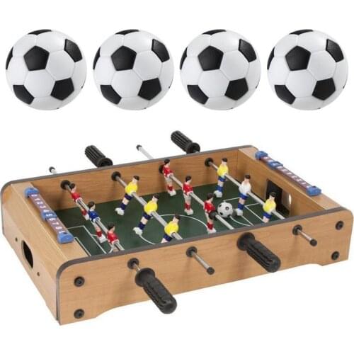 4 Pcs 32mm Football Fussball Soccerball Sport Gifts Round Indoor Games Foosball Table Football Plastic Soccer Ball New