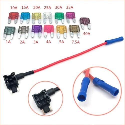 5PCS Mini Add-a-circuit ATM Low Profile Blade Style Fuse Holder