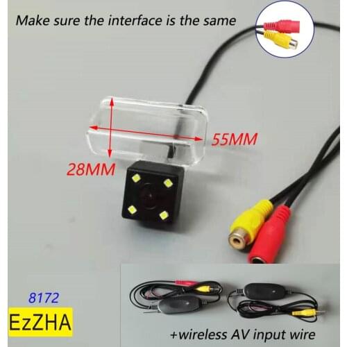 Car CCD Night Vision 4LED Backup Rear View Camera Waterproof For Peugeot 206 207 307 407 Sedan Toyota Camry Verso 2012 Vios 2014
