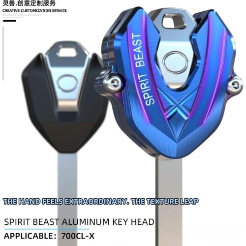 Spirit Beast Retro Motorcycle Key cover Key shell protection Key Case accessories For CFMOTO 700CLX 700CL-X 250SR CF250-6A