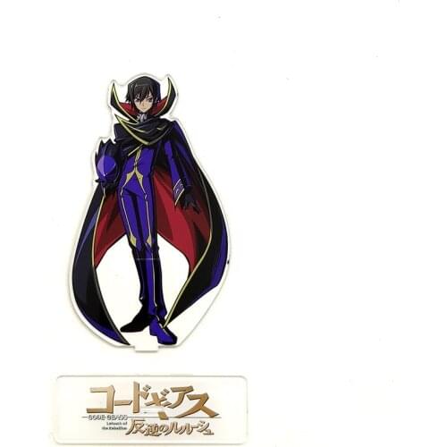 Code Geass Lelouch Lamperoug Lulu Zero Japanese cool acrylic standee figurines desk decoration cake topper anime