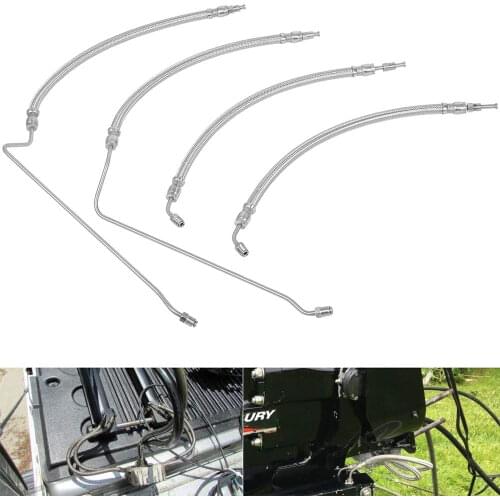 Chuang Qian Trim Tilt hydraulic Ram Cylinder hose kit Fit for Mercruiser Alpha One Gen Two