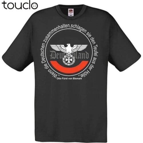 Summer Hot Sale Men T-shirt Furst von Bismarck Deutschland Reichsadler Hooligans Deutsches Reich