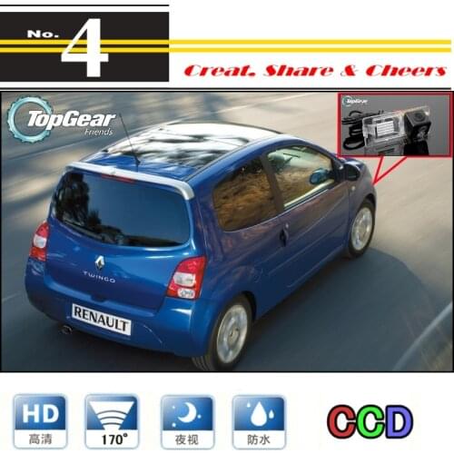 LiisleeCar Camera For Renault Twingo 2 II 2007~2014 High Quality Rear View Back Up Camera PAL / NTSC Use | CCD + RCA