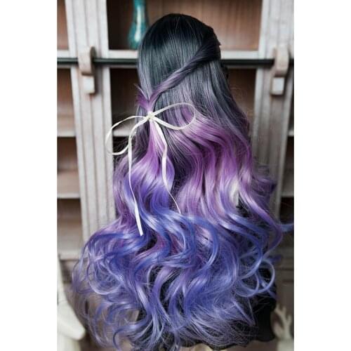 Fashion Bjd Hair Doll Wig 1/3 1/4 1/6 BJD Wig for SD MSD Minifee Yosd Blythe Doll Accessories,Fashion Doll Wig Multicolor Wig