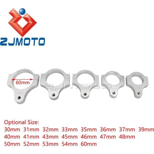 Motorcycle Steering Damper Stabilizer Clamp Fork Frame Mounting Adapter Bracket Foot Fixer 30-40 41 43 45 46 47 48 49 50 60 mm