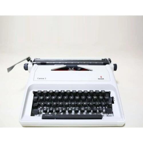 100% New Mechanical English Typewriter/ribbon Printer unique in world old printer