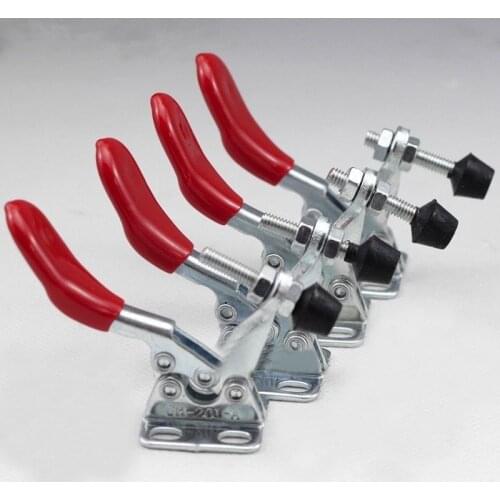 1pcs 27KG Toggle Clamp 201aAQuick Release Tool Hand Tool Retracted Clamp Set Holding Capacity Hand Vertical Hand Clip Tool