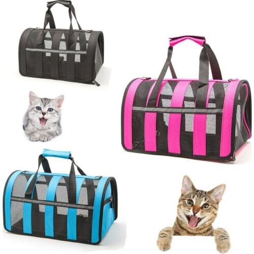 Outdoor Dog Cat bags travel pet corduroy colorful cat carrier bag Colorful Handbag S/M Size Easy Carry Pet Bag pet carrier