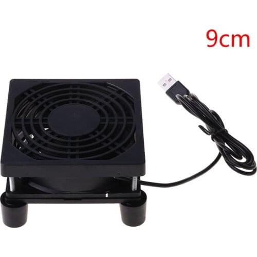 9cm/12cm Cooling Fan DC 5V USB Power Supply Quiet Fan for Router TV Set-Top Box LX9B