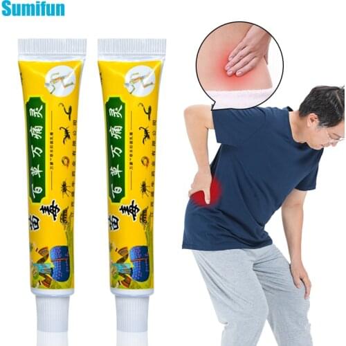 Sumifun 1Pcs Pain Relief Ointment 100% Original Herbal Cream For Arthritis Joint Muscle Rub Rheumatoid Medical Plaster P1076