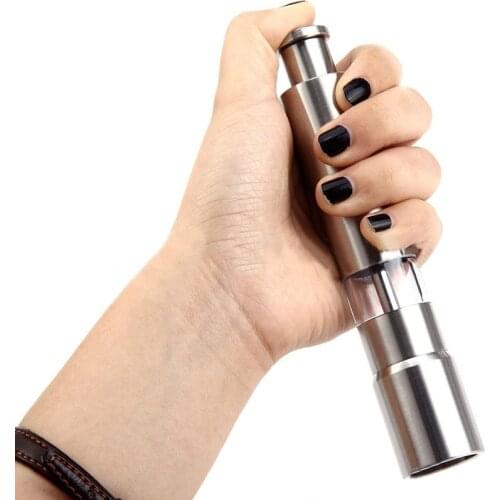 1PC Portable Manual Salt Pepper Grinder Spice Mills Pump Design Peper Muller Mini Pepper Powder Shaker Kitchen Herb Spice Tools