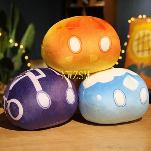 10cm Game Genshin Impact Slime Theme Cute Plush Dolls Keli Dango Throw Handful Toys Bag Pendant Cartoon Birthday Xmas Gift