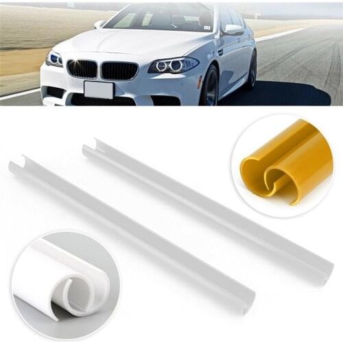 2Pcs Car Sticker Cover Frame For BMW F10 F11 F30 F32 F01 F02 F20 1 2 3 4 Series Front Grille Trim Strips Car Styling Decoration