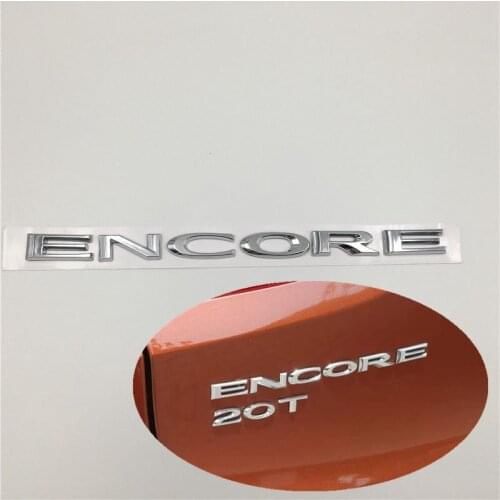 240*15mm For Buick Encore Rear Trunk Tailgate Emblem Logo Letters Nameplate Auto Stickers