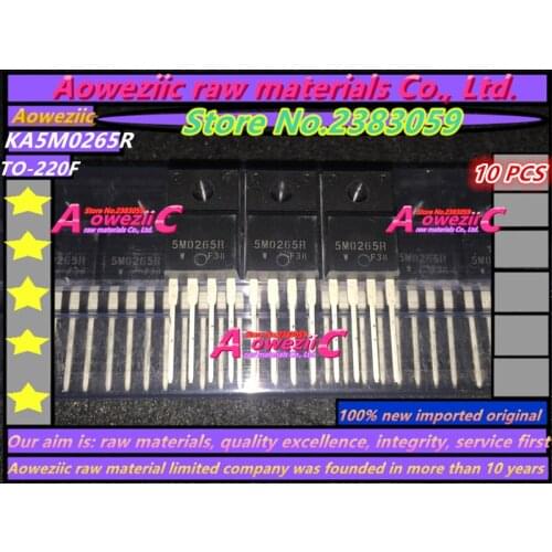 Aoweziic 100% new imported original IGA03N120H2 G03H1202 SPA04N80C3 04N80C3 FSGM0765RWDTU GM0765R KA5M0265R 5M0265R TO-220F
