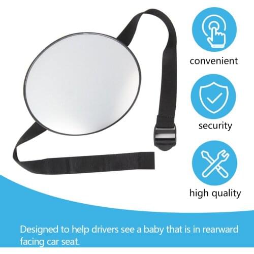 Car Safety View Back Seat Mirror Baby Car Mirror Children Facing Rear Ward Infant Care Square Safety Kids Monitor