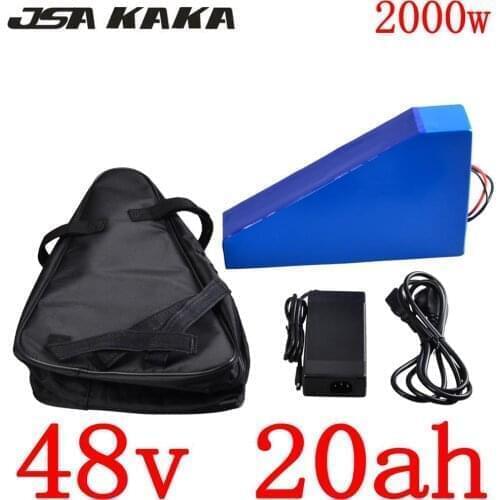 Free customs duty 48V Battery 48V 20AH Electric Bike battery 48V 1000W 1500W 2000W Ebike Battery with 50A BMS with 5A charger