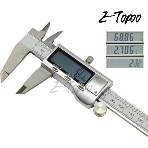 150mm 6" metal casing DIGITAL CALIPER - READS IN INCHES, MM AND FRACTIONS