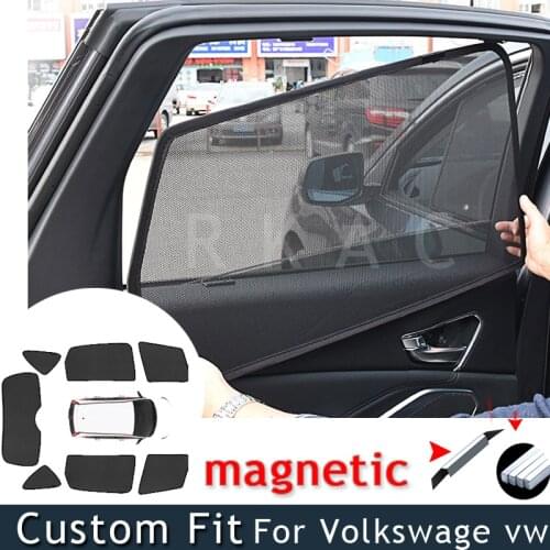Magnetic Car Side Windows SunShade Cover For Volkswagen VW POLO Golf Lamando Passat Santana Touran Lavida CC T-ROC New Beetle
