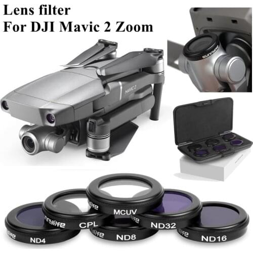 Mavic 2 Zoom Drone 4K Camera Lens Filter MCUV CPL ND4 ND8 ND16 ND32 Filter for DJI Mavic 2 Accessories Glass Lens Protector Case