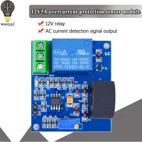 0~20A Current detection sensor AC overcurrent / short-circuit protection detection module
