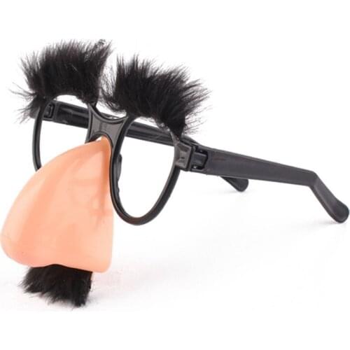 Cartoon Cute Big Nose Trick Supplies Plastic Glasses Party Favor