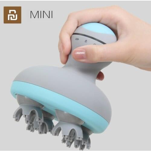 New Product Xiaomi MINI Head Massager 3D Stereo Massage Dry and Wet 6 Kinds of Massage Manual Massager Smart Home